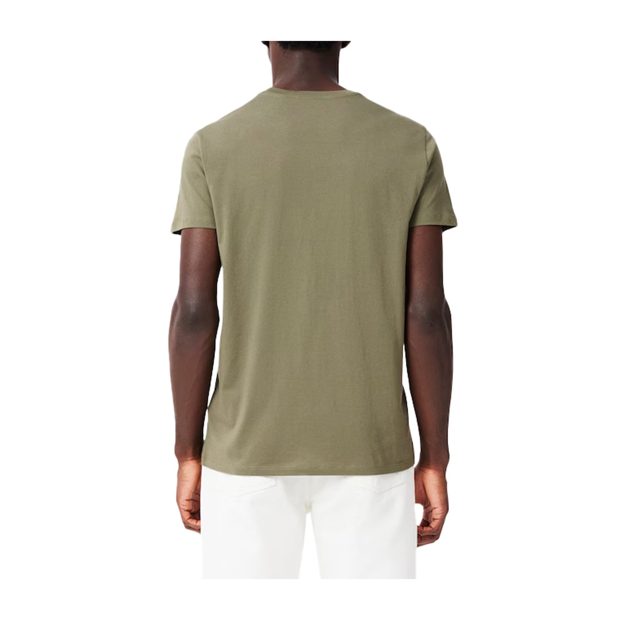 T-shirt Uomo in cotone Pima Verde modello retro