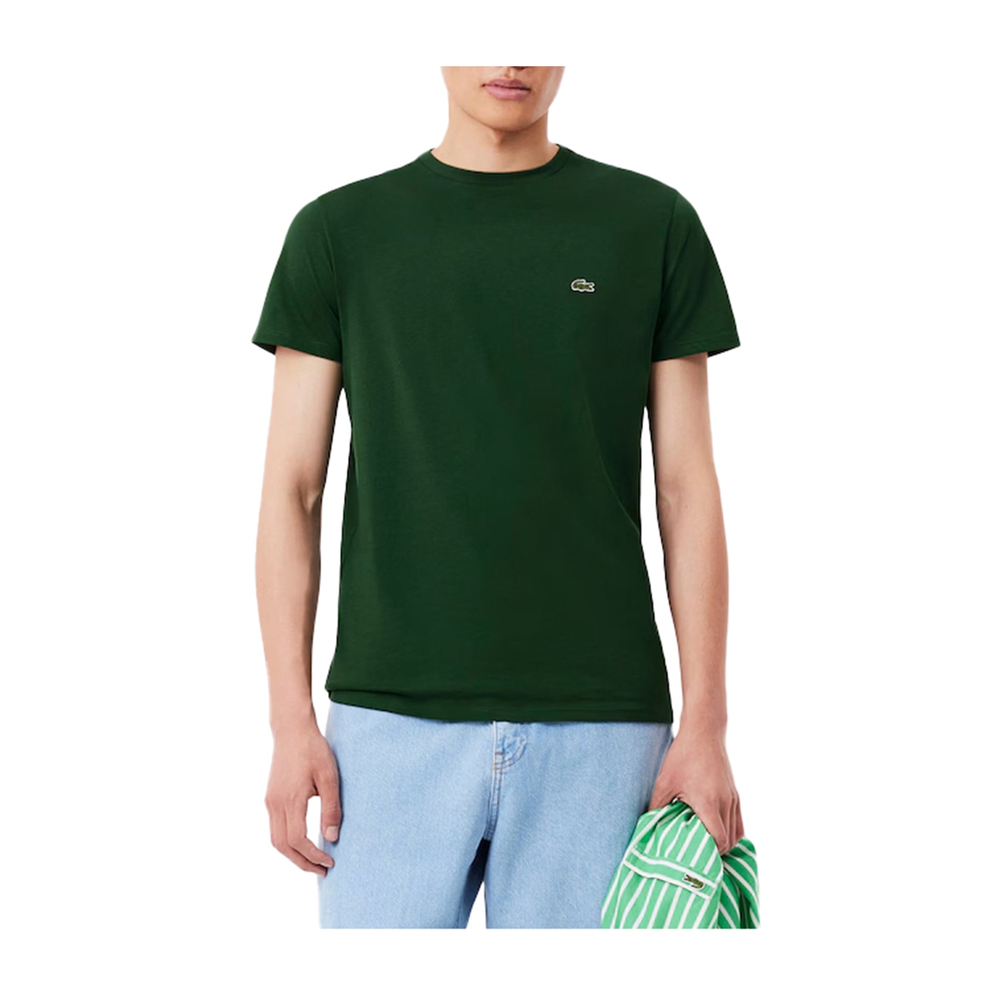 T-Shirt Uomo in jersey di cotone Verde