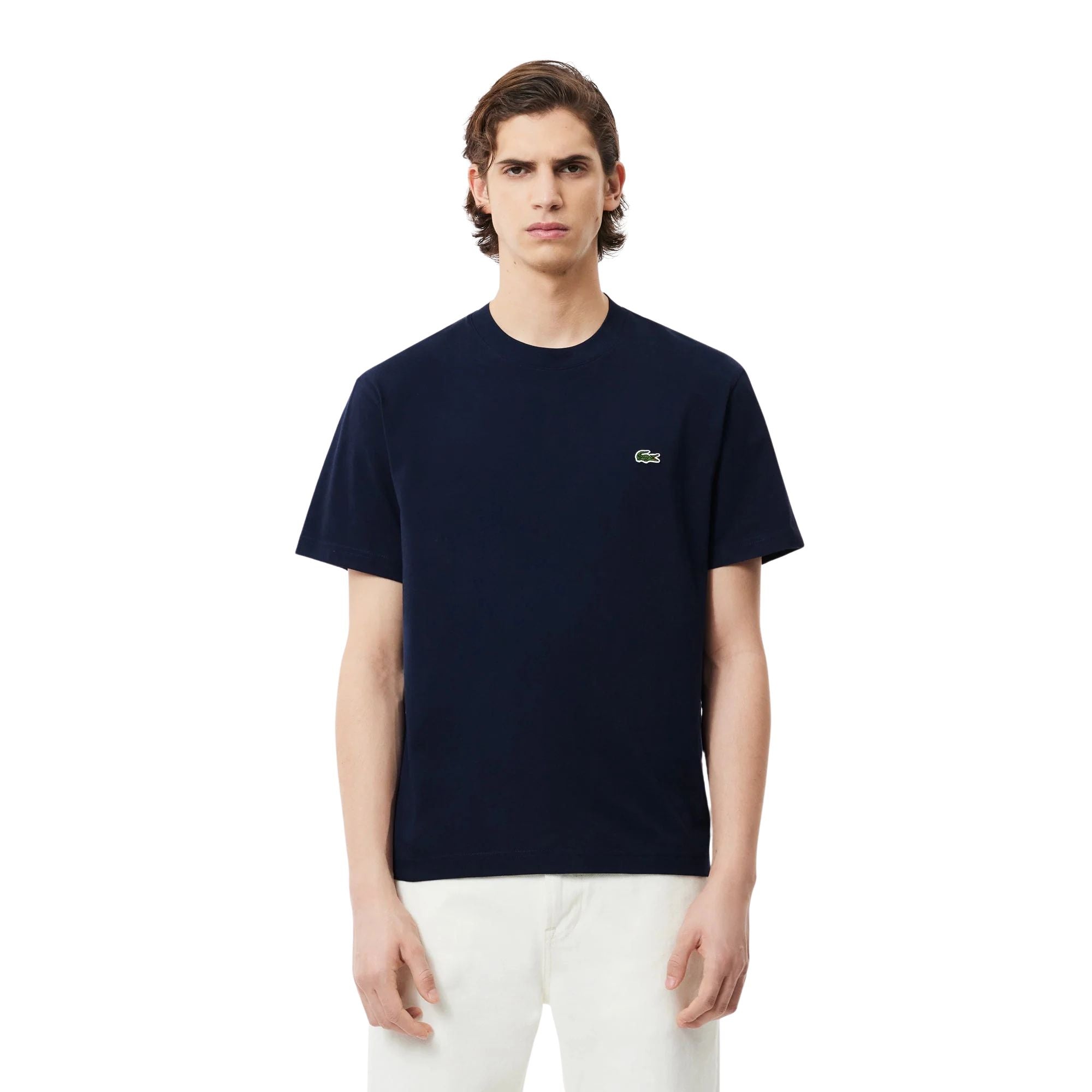 T-shirt Uomo Classic fit tinta unita navy
