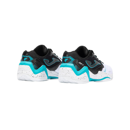 Scarpe Uomo da Padel Set 25, con tomaia bicolore traspirante ed iconico logo laterale