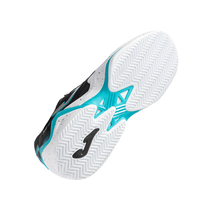Scarpe Uomo da Padel Set 25, con tomaia bicolore traspirante ed iconico logo laterale