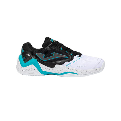 Scarpe Uomo da Padel Set 25, con tomaia bicolore traspirante ed iconico logo laterale
