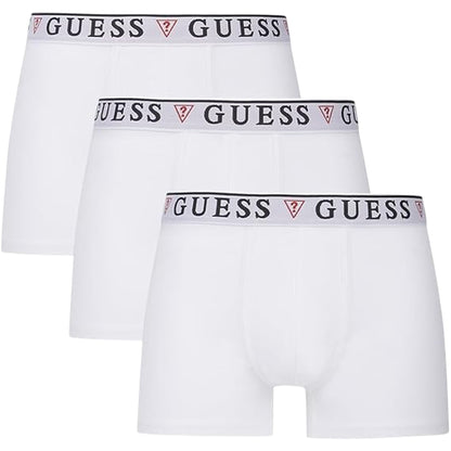 Boxer Uomo pack da 3 tinta unita bianca