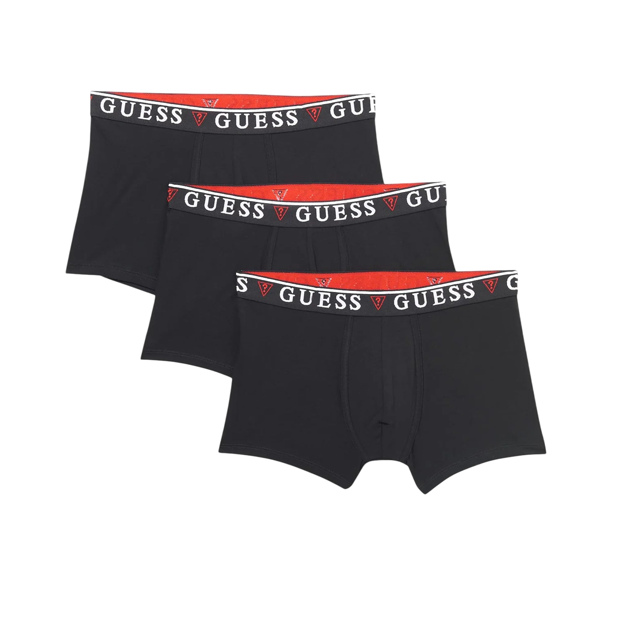 Boxer Uomo Neri, con vita logata e tinta unita 