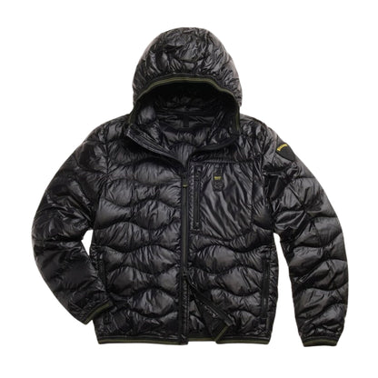 Piumino Uomo corto Wave Nero