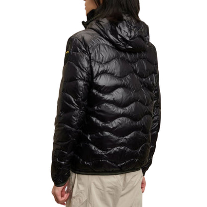 Piumino Uomo corto Wave Nero modello retro