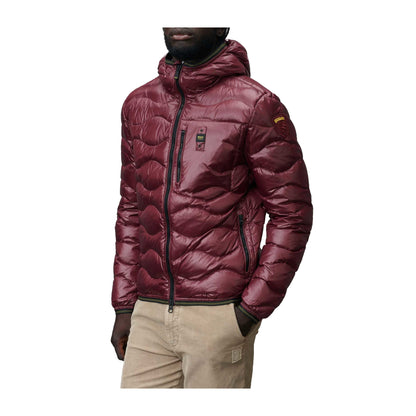 Blauer Piumino Uomo ad onde Rosso