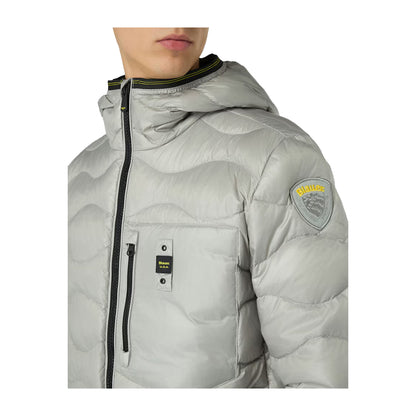 Blauer Piumino Wave Uomo Impermeabile Grigio