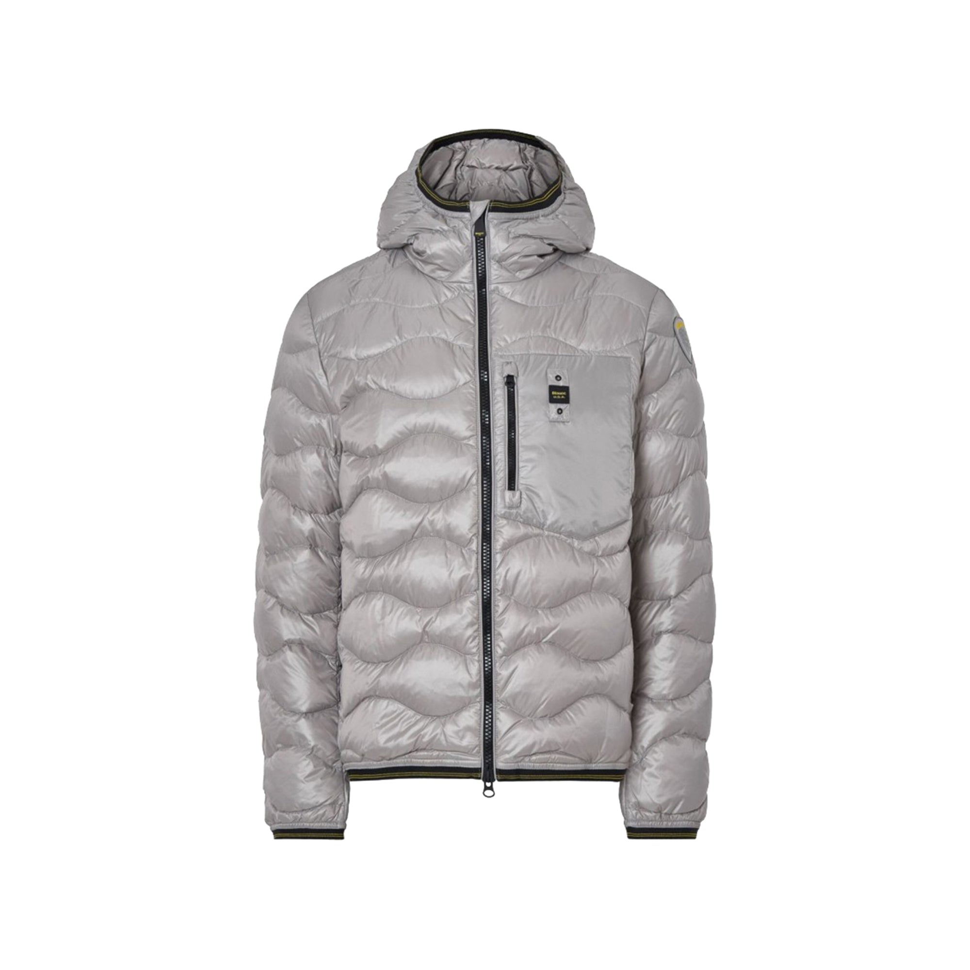 Blauer Piumino Wave Uomo Impermeabile Grigio