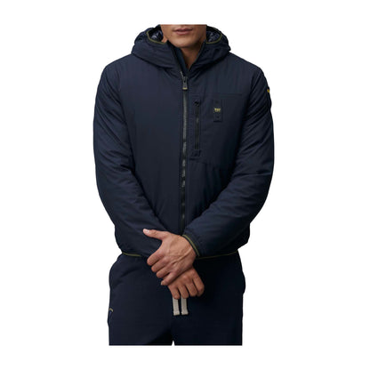 Blauer Piumino Uomo neoprene con taschino Derry Blu