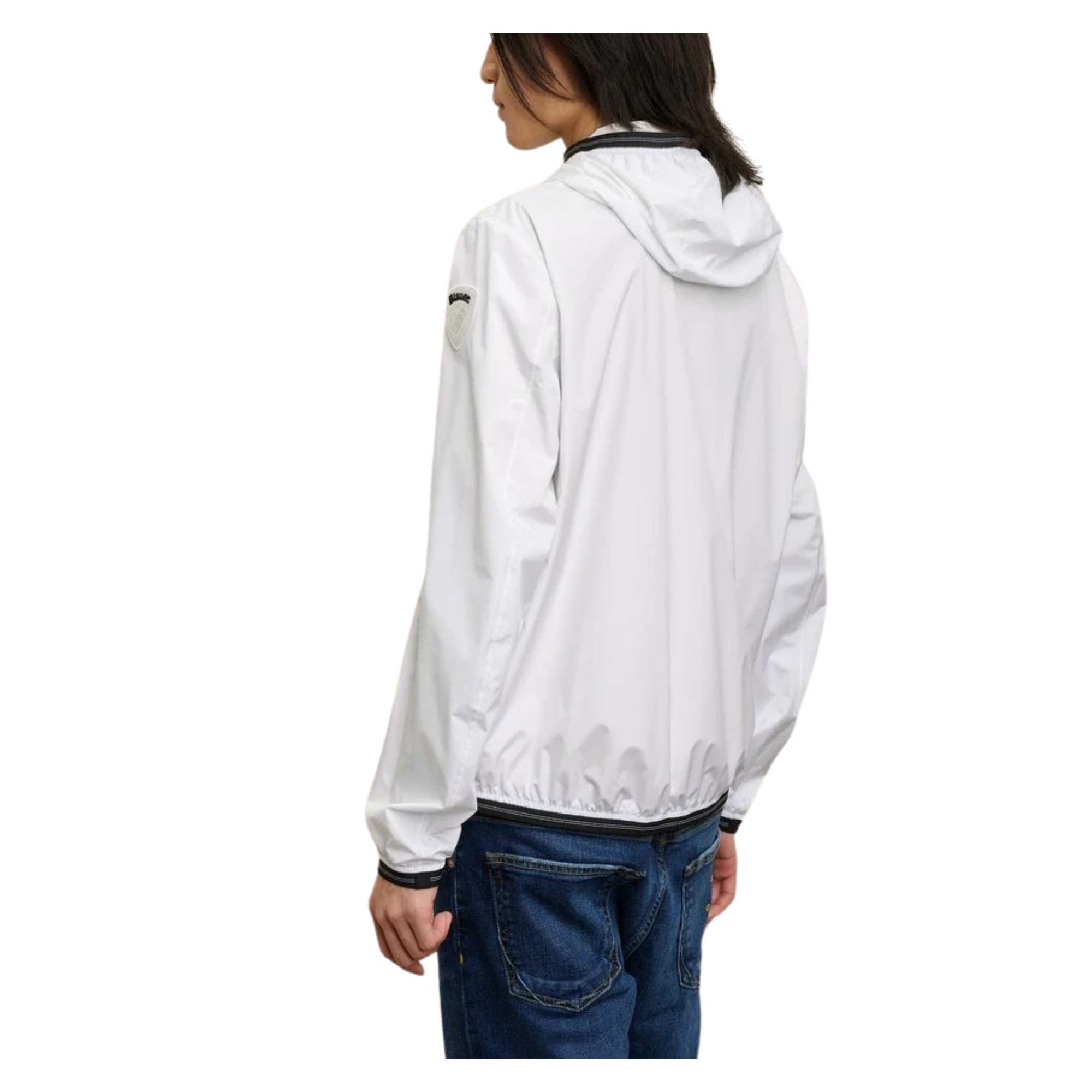 Giacca Uomo Farrin Bianca, antivento, in nylon