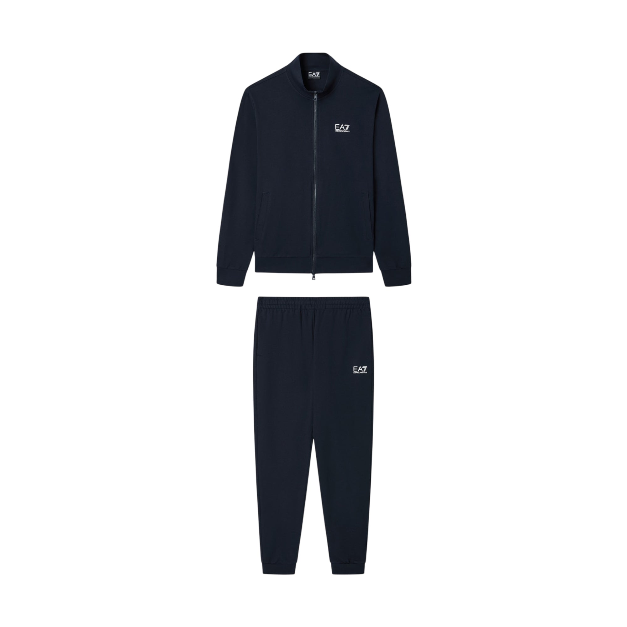 Tuta Uomo Blu, a due pezzi con felpa e joggers con elastico sul fondo
