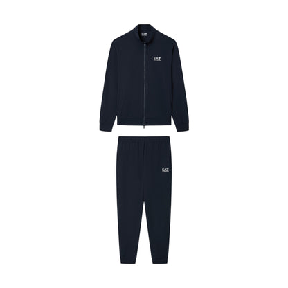 Tuta Uomo Blu, a due pezzi con felpa e joggers con elastico sul fondo