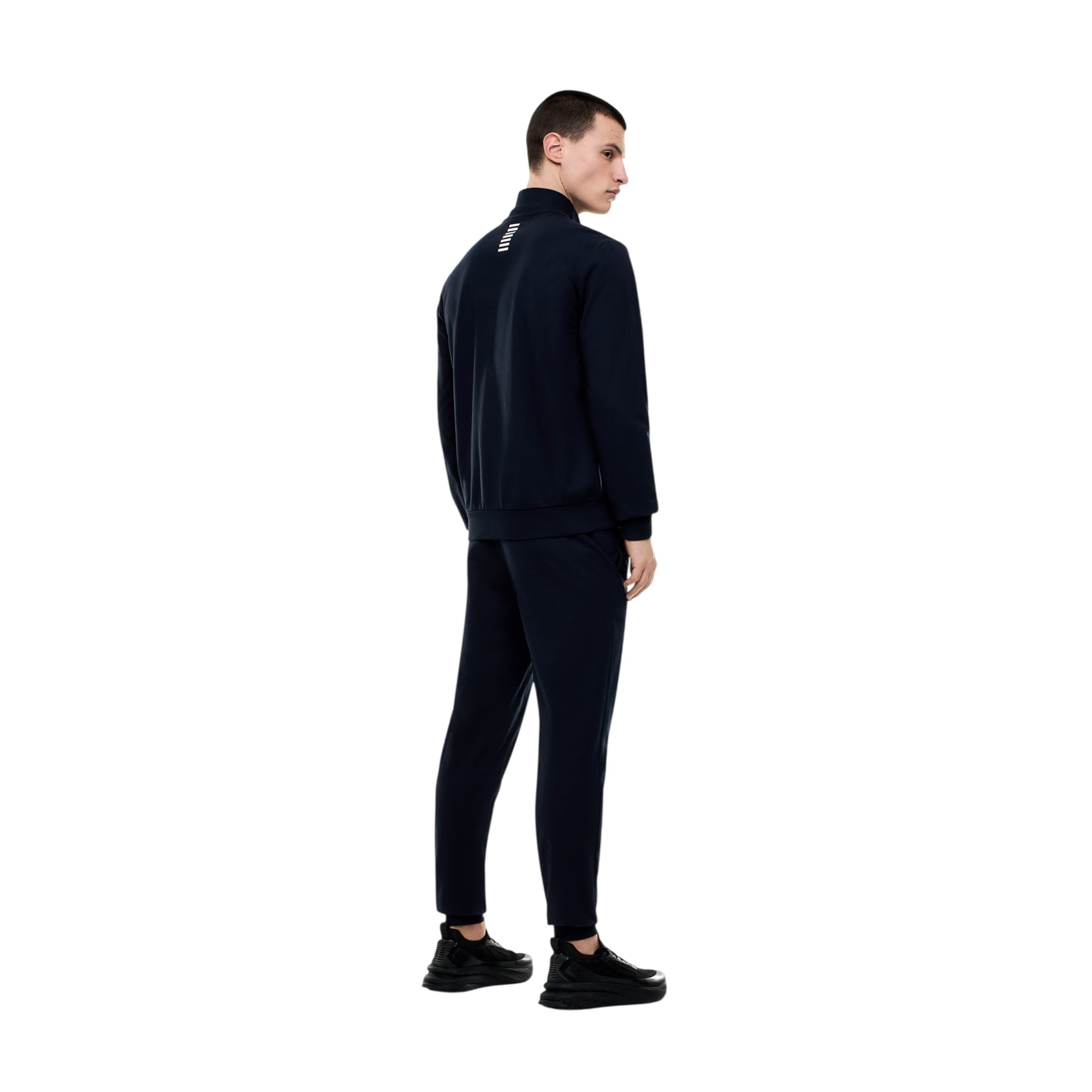 Tuta Uomo Blu, a due pezzi con felpa e joggers con elastico sul fondo