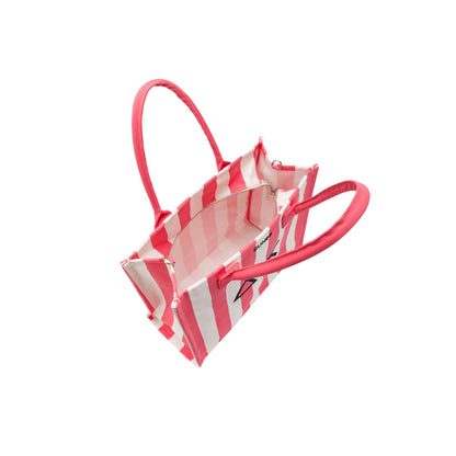 Borsa Donna Cali a righe Rosso/Bianco