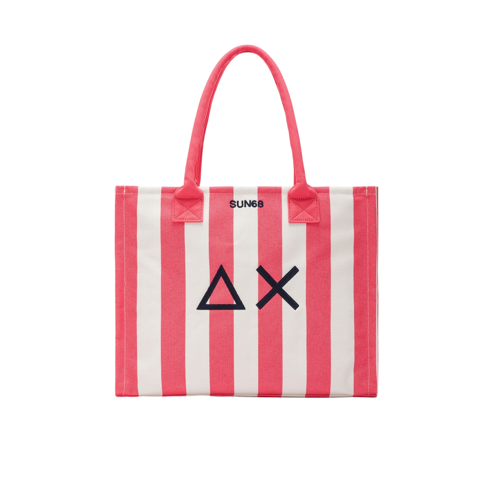 Borsa Donna Cali a righe Rosso/Bianco