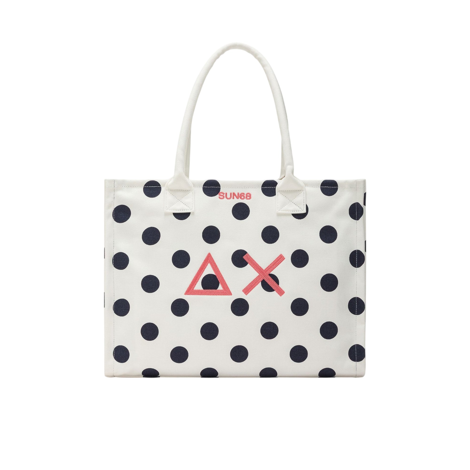 Borsa Donna Cali a pois Bianco/Blu