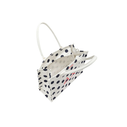 Borsa Donna Cali a pois Bianco/Blu