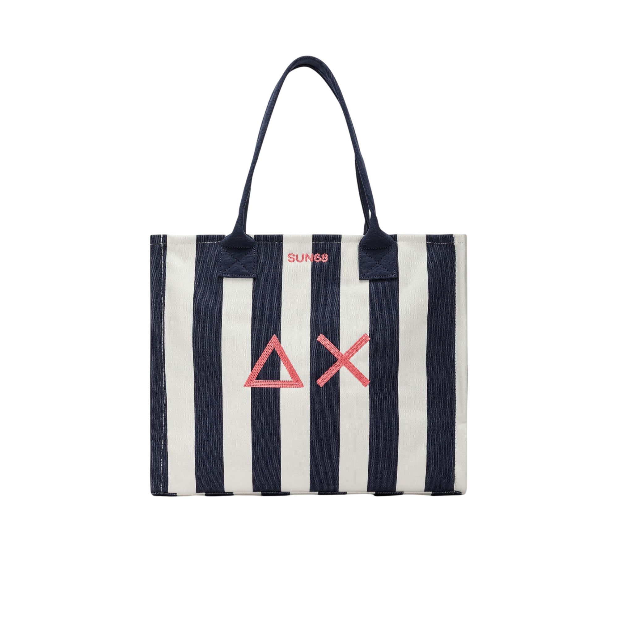 Borsa Donna Cali a righe Blu/Bianco
