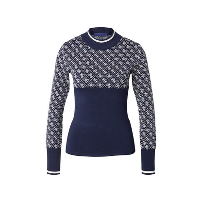 Guess Maglione Donna Lise Blu Casual Chic