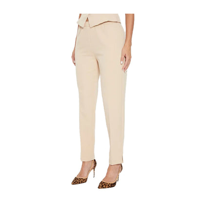 Guess Pantalone Donna a sigaretta Beige