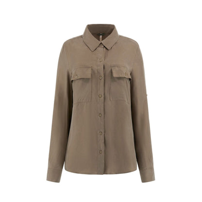 Camicia Donna con due taschine sul petto e colletto classico