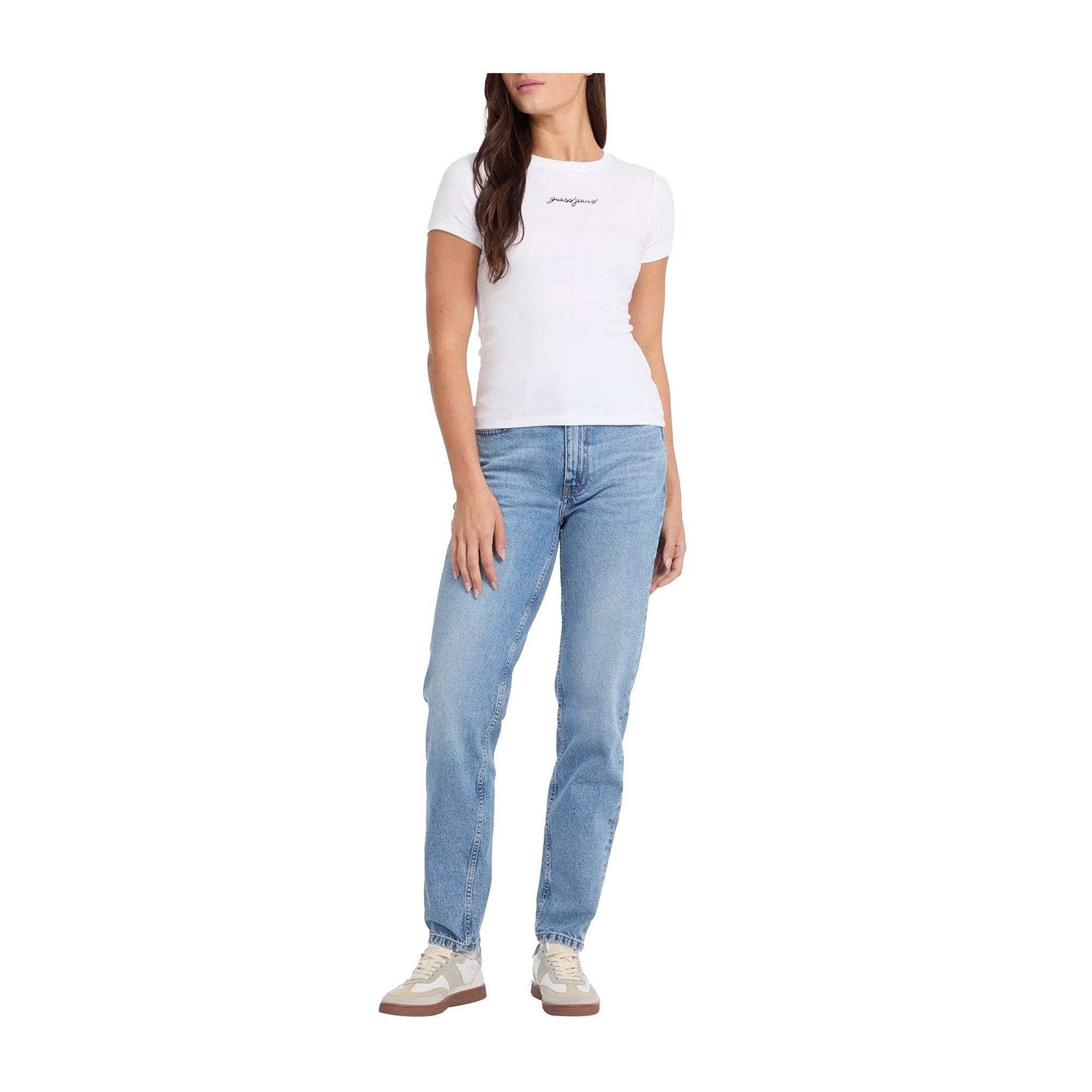 Guess Mom Jeans Donna G06 Denim chiaro