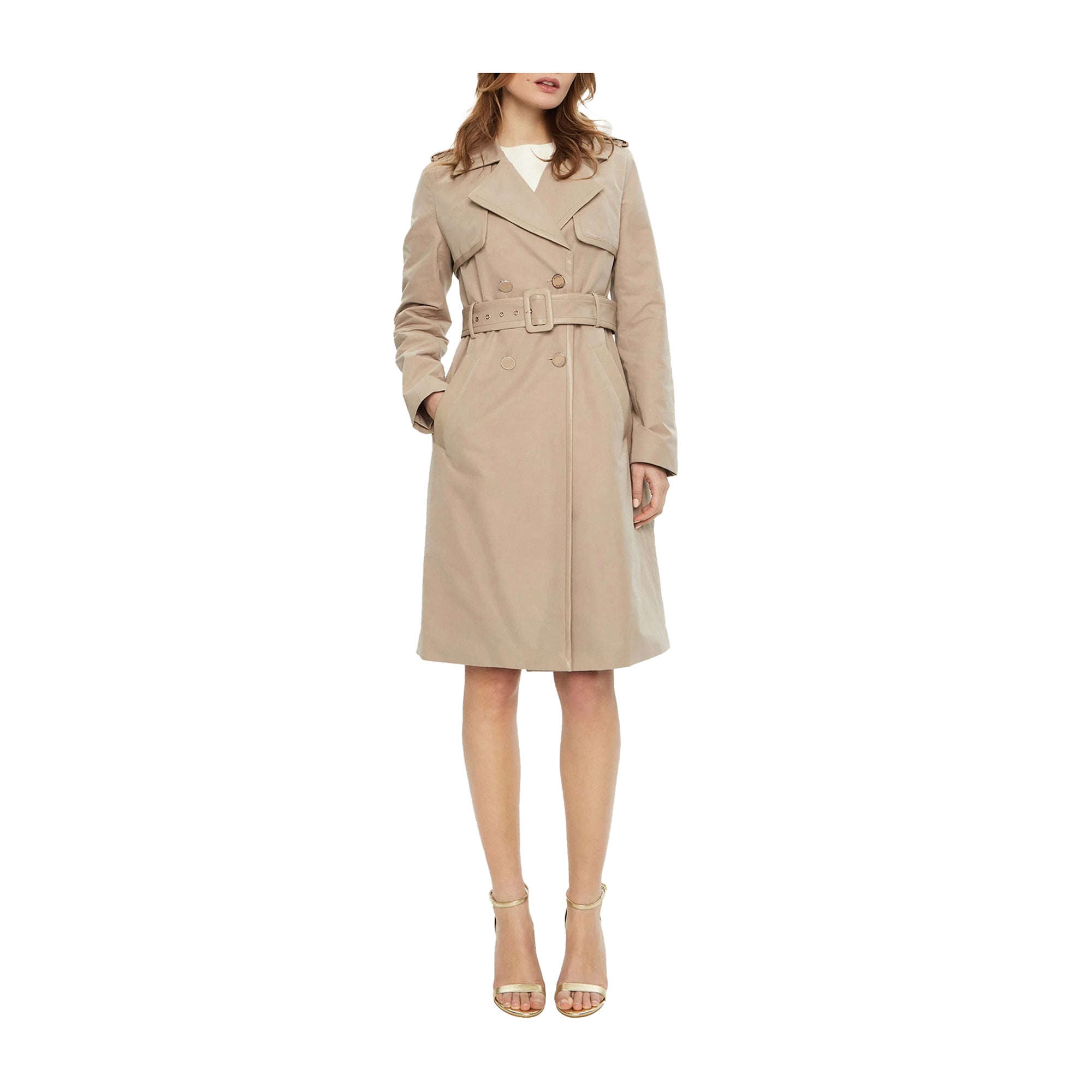 Guess Trench sartoriale Donna Beige