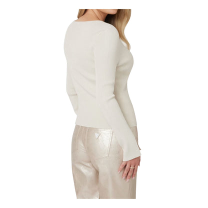 Cardigan Donna in misto viscosa con bottoni logati