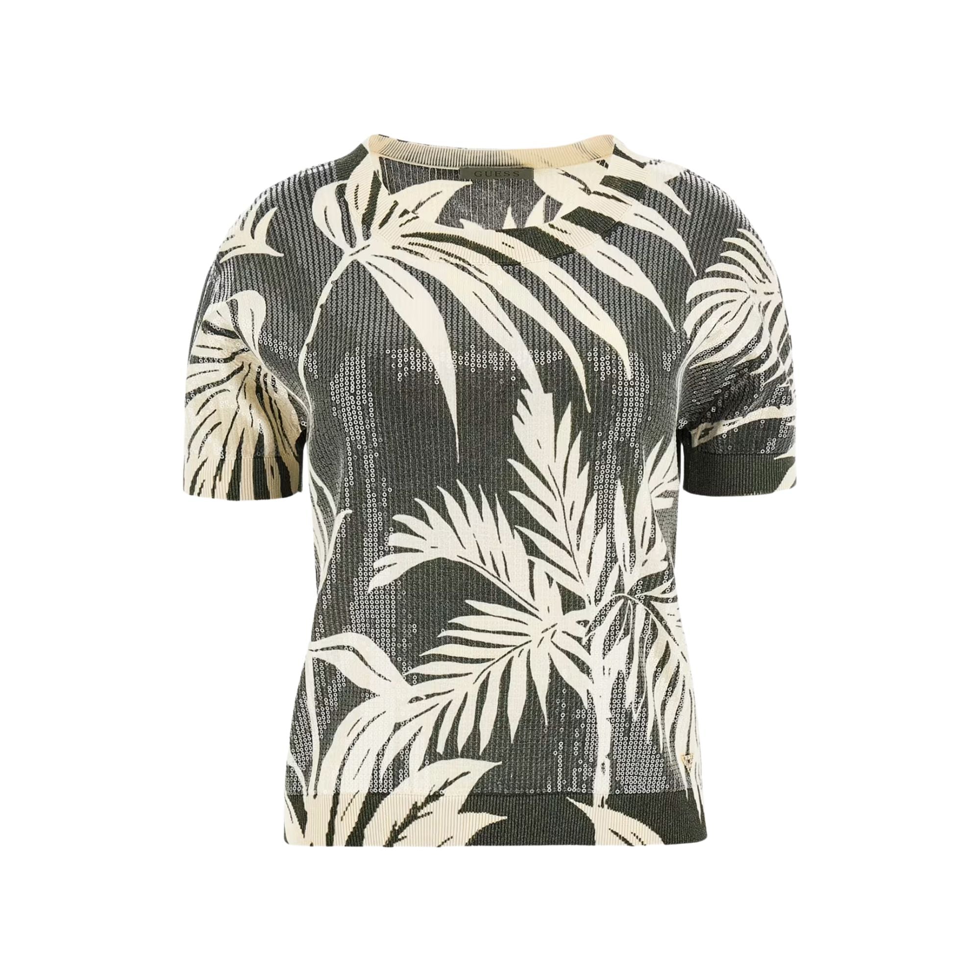 Maglia Donna a mezza manica, con paillettes