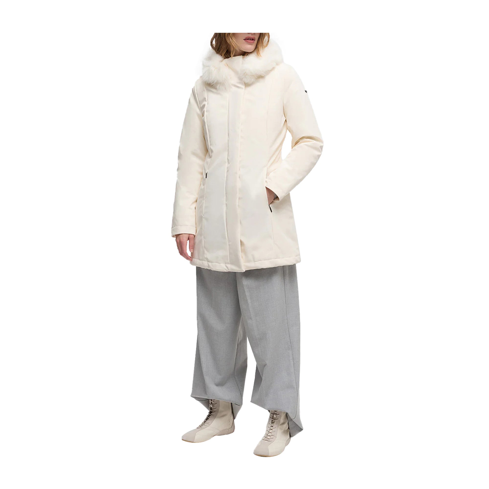 Parka Donna Lady Tech Jacket Bianco