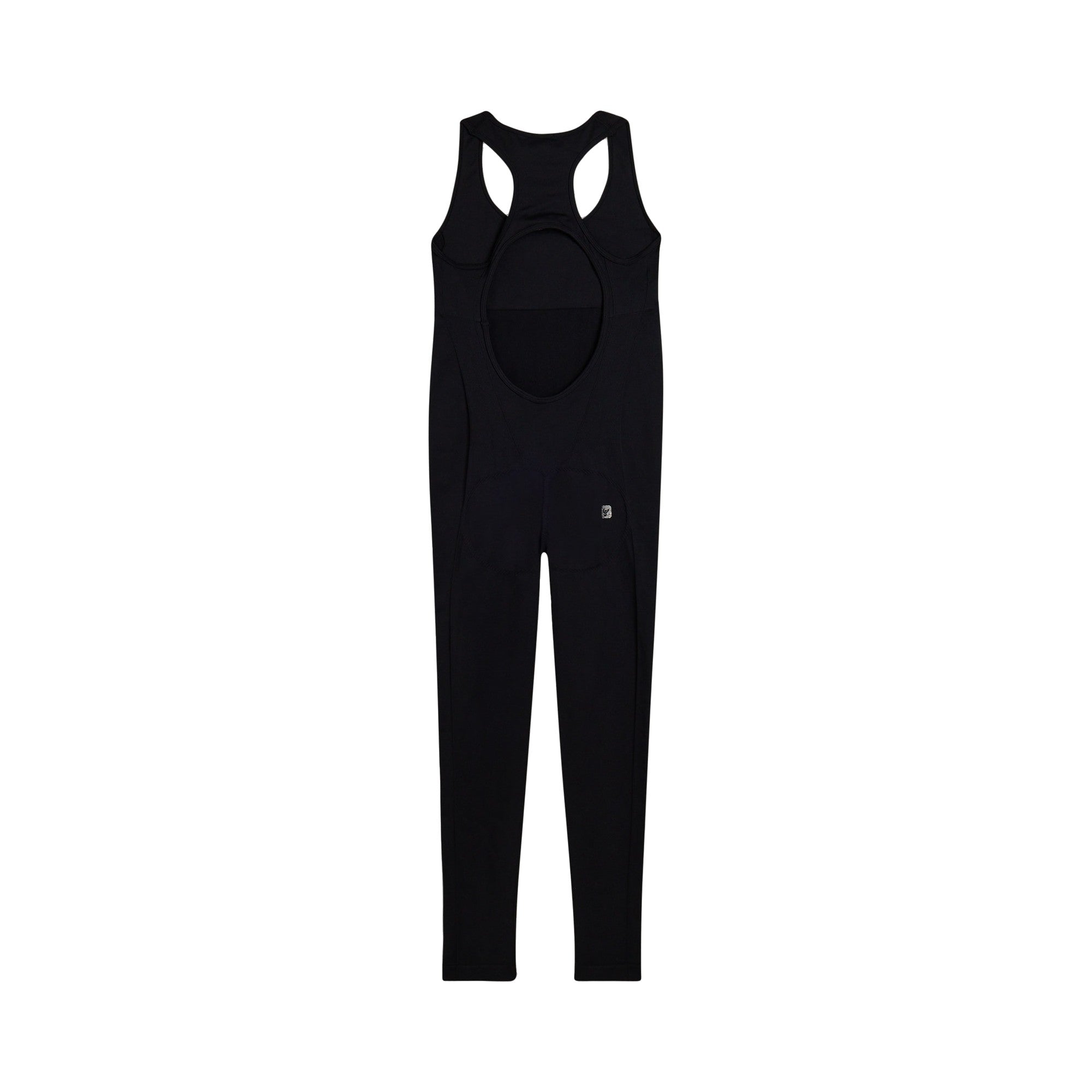Tuta jumpsuit seamless Donna con schiena scoperta nera