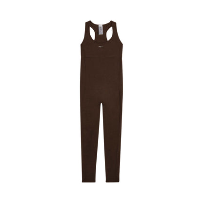Tuta jumpsuit seamless Donna con schiena scoperta