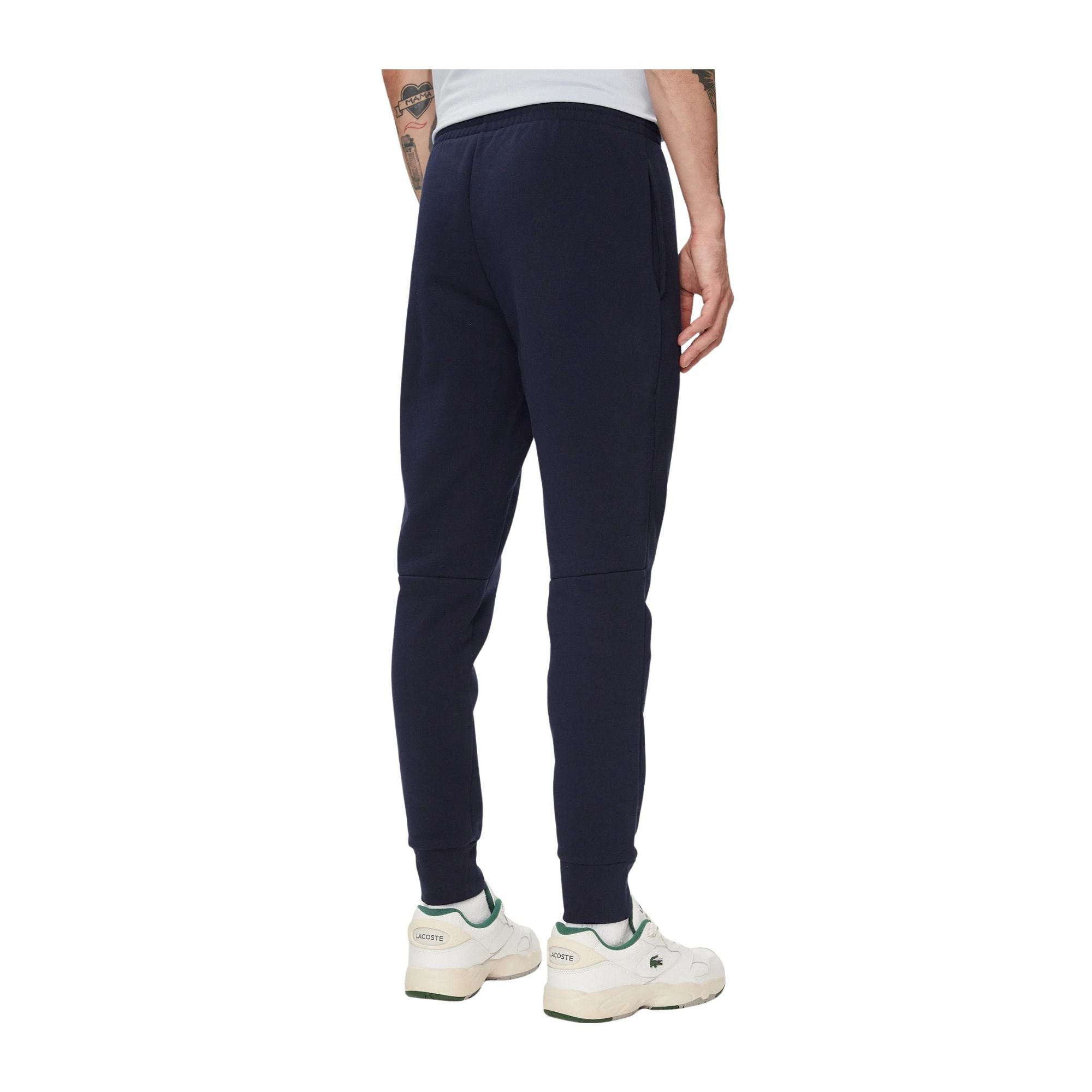 Pantalone Uomo Blu con elastico, in morbido cotone