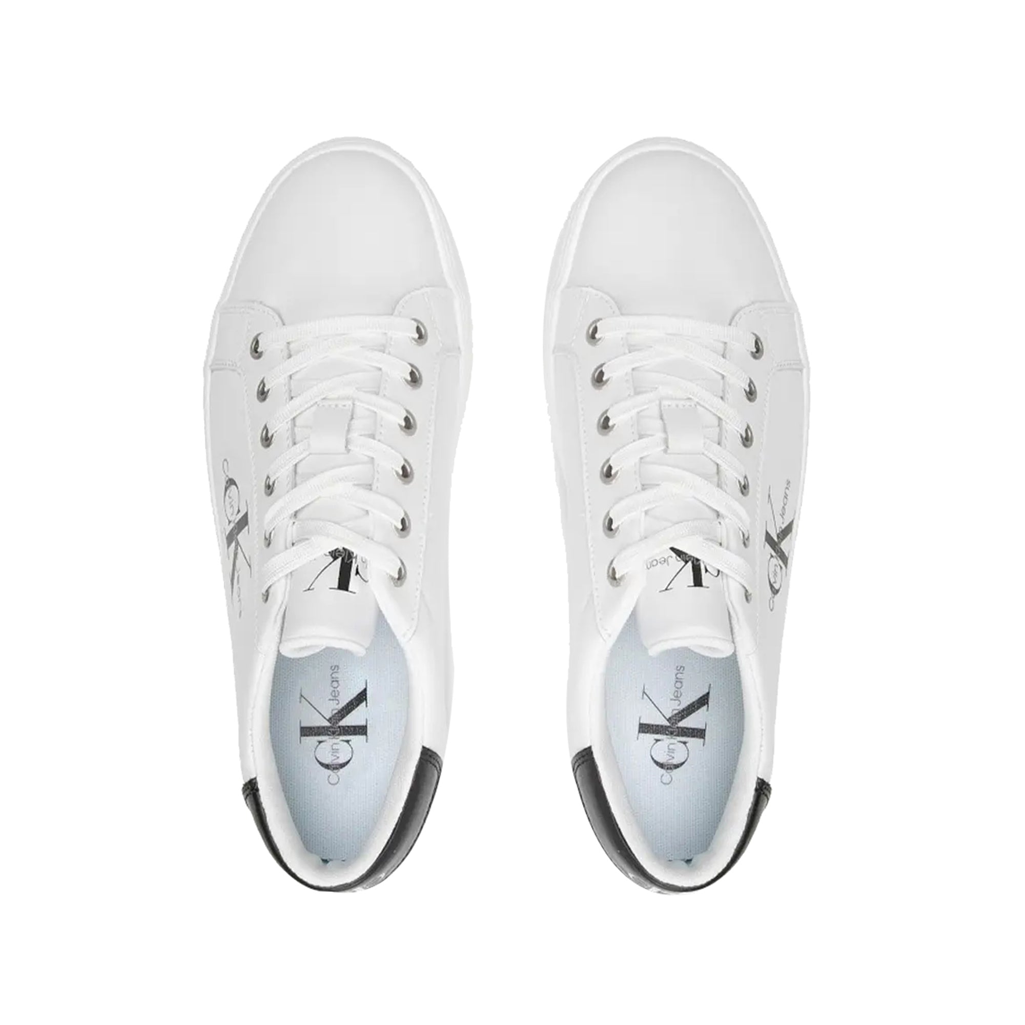 Sneakers Uomo Calvin Klein Tomaia Bianca con logo