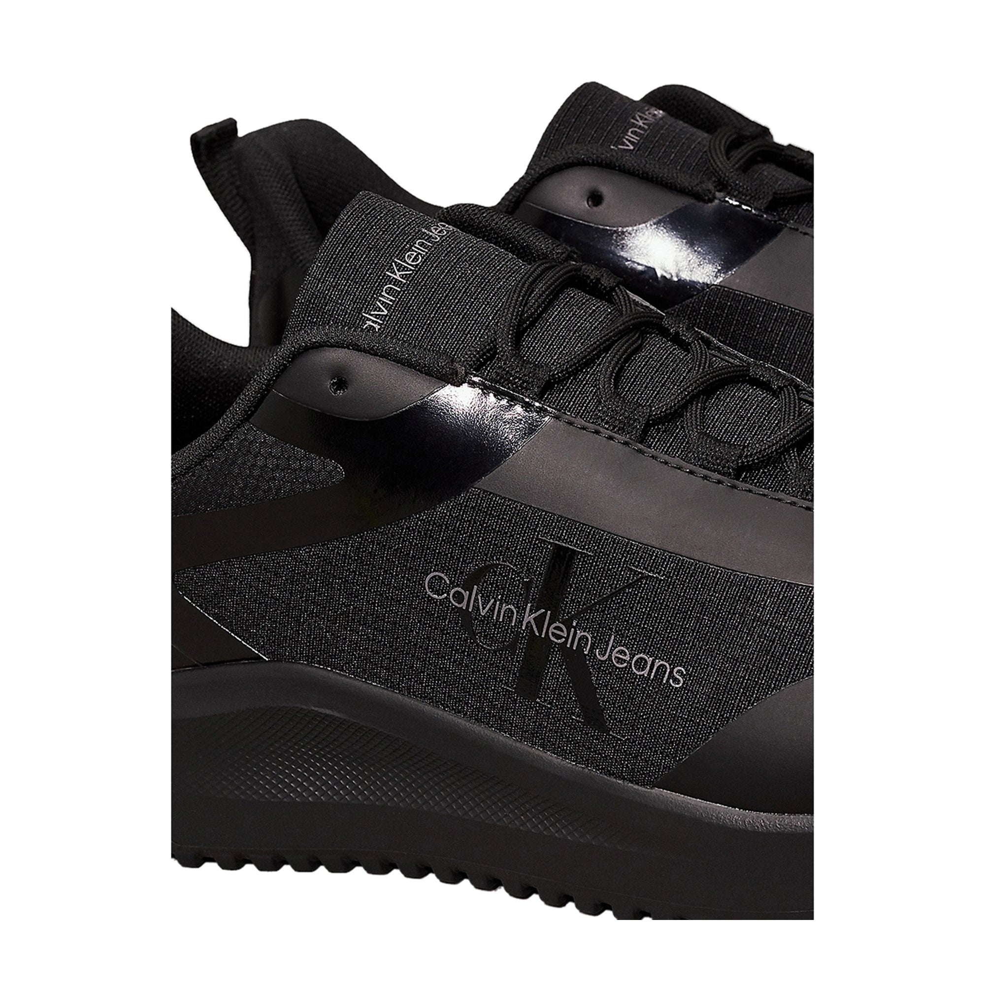 Sneakers Uomo CK in ripstop total black