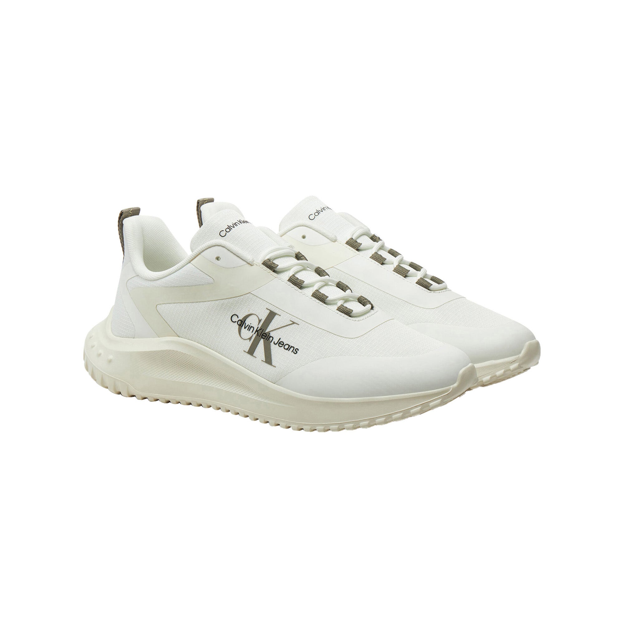 Sneakers Uomo CK in ripstop Bianco