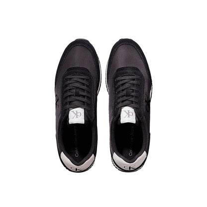 Sneakers Uomo in camoscio nero/bianco