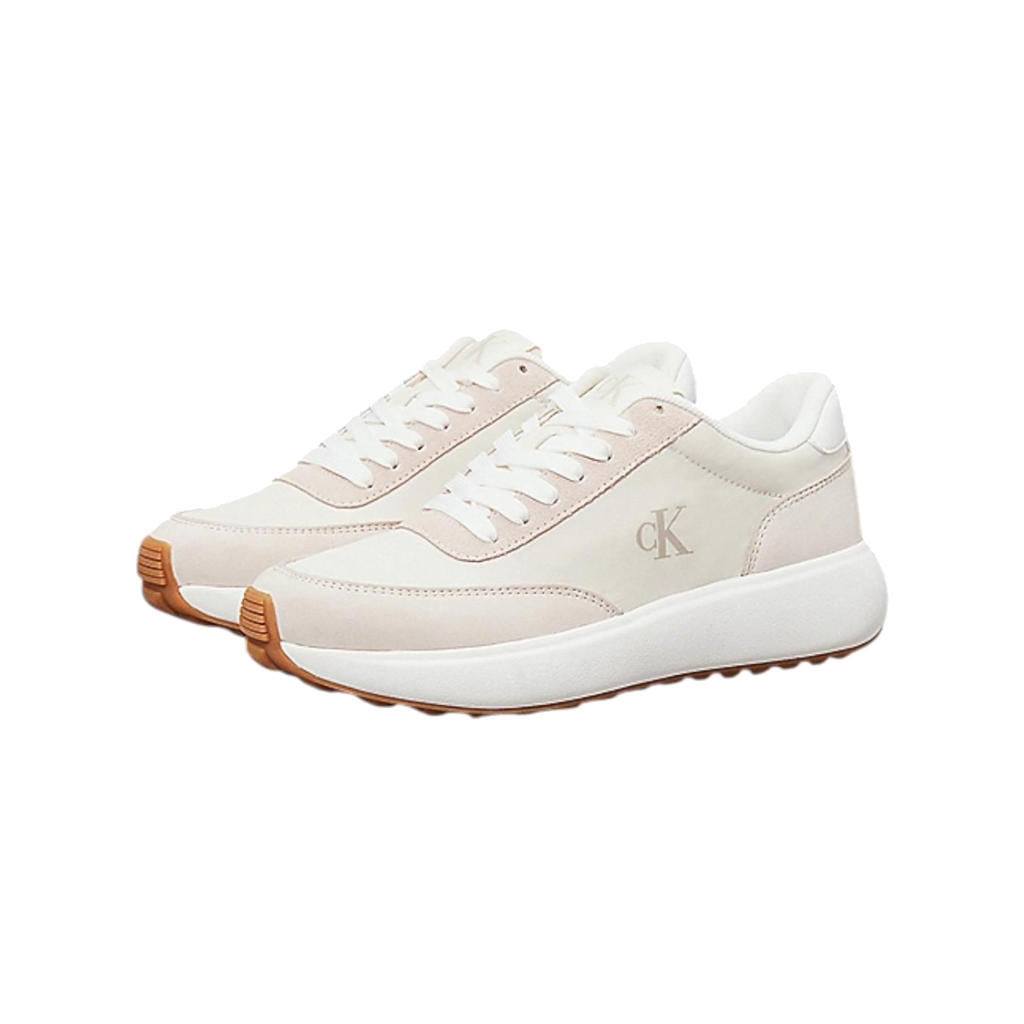Sneakers Donna Athleisure, con tomaia in pelle e logo laterale stampato