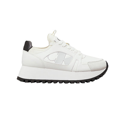 Sneakers Donna con platform Bianco