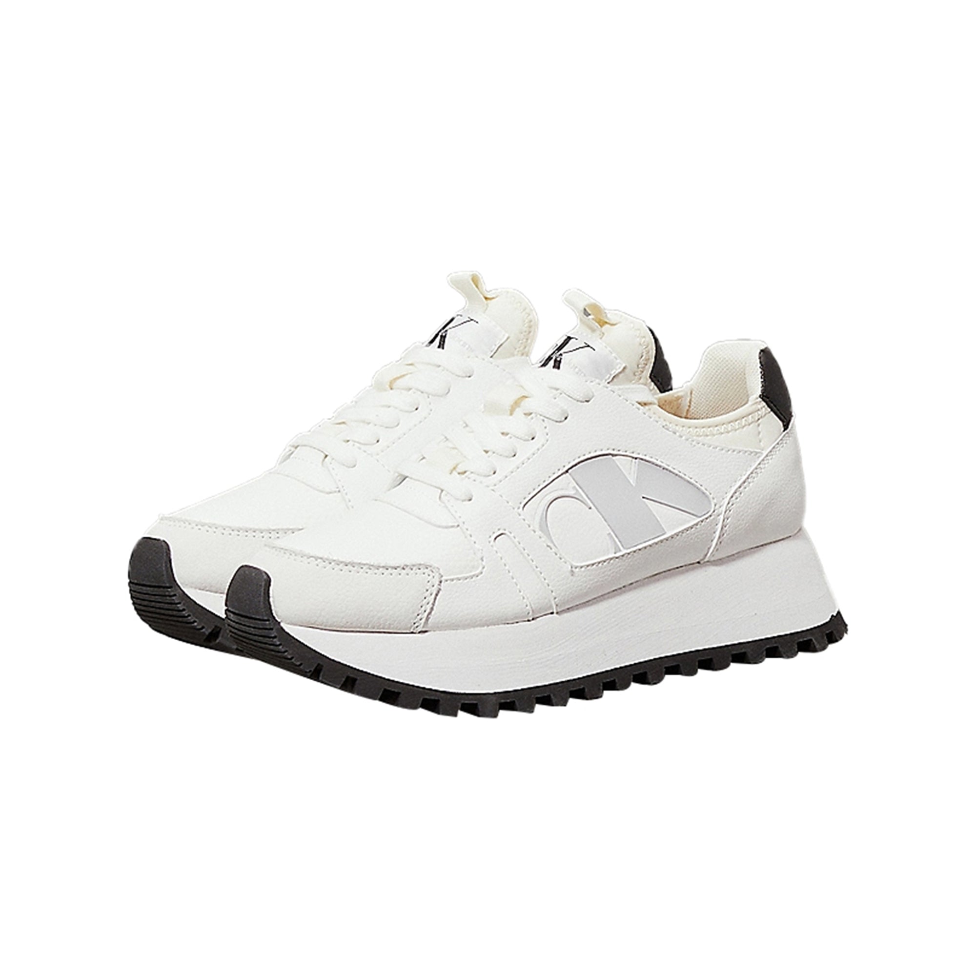 Sneakers Donna con platform Bianco