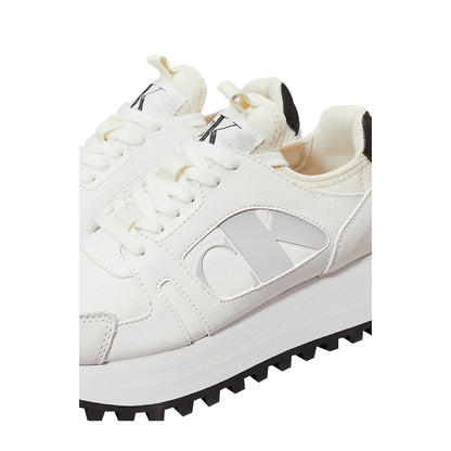 Sneakers Donna con platform Bianco