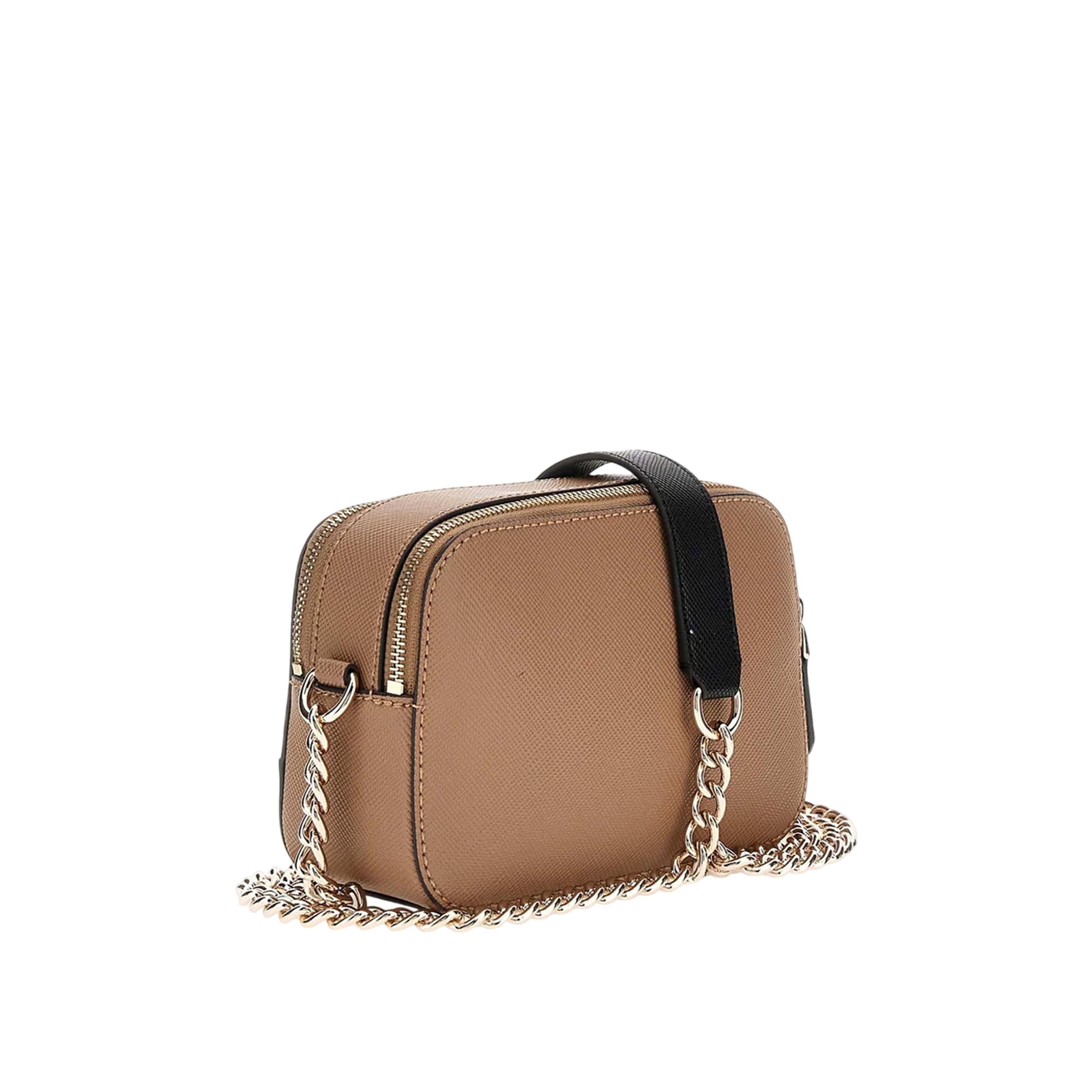 Borsa Donna Noelle II con catena a tracolla e due scomparti Beige/Bianca 