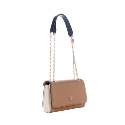 Borsa Donna Noelle II, con inserti a contrasto e tre scomparti interni 