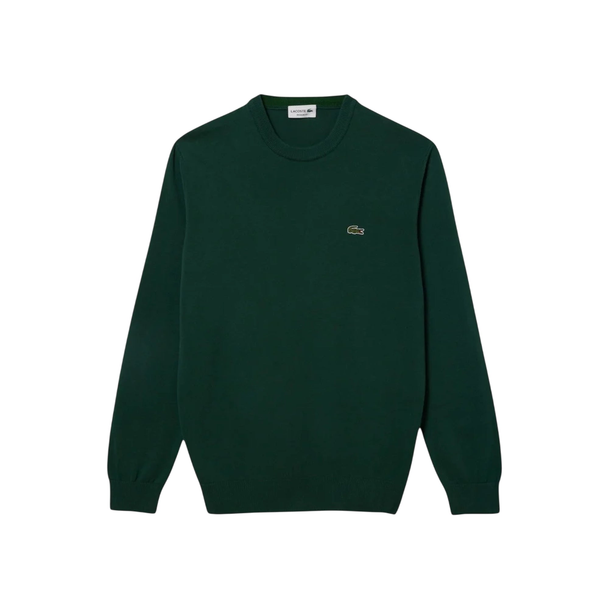 Maglioncino in misto lana Uomo verde scuro