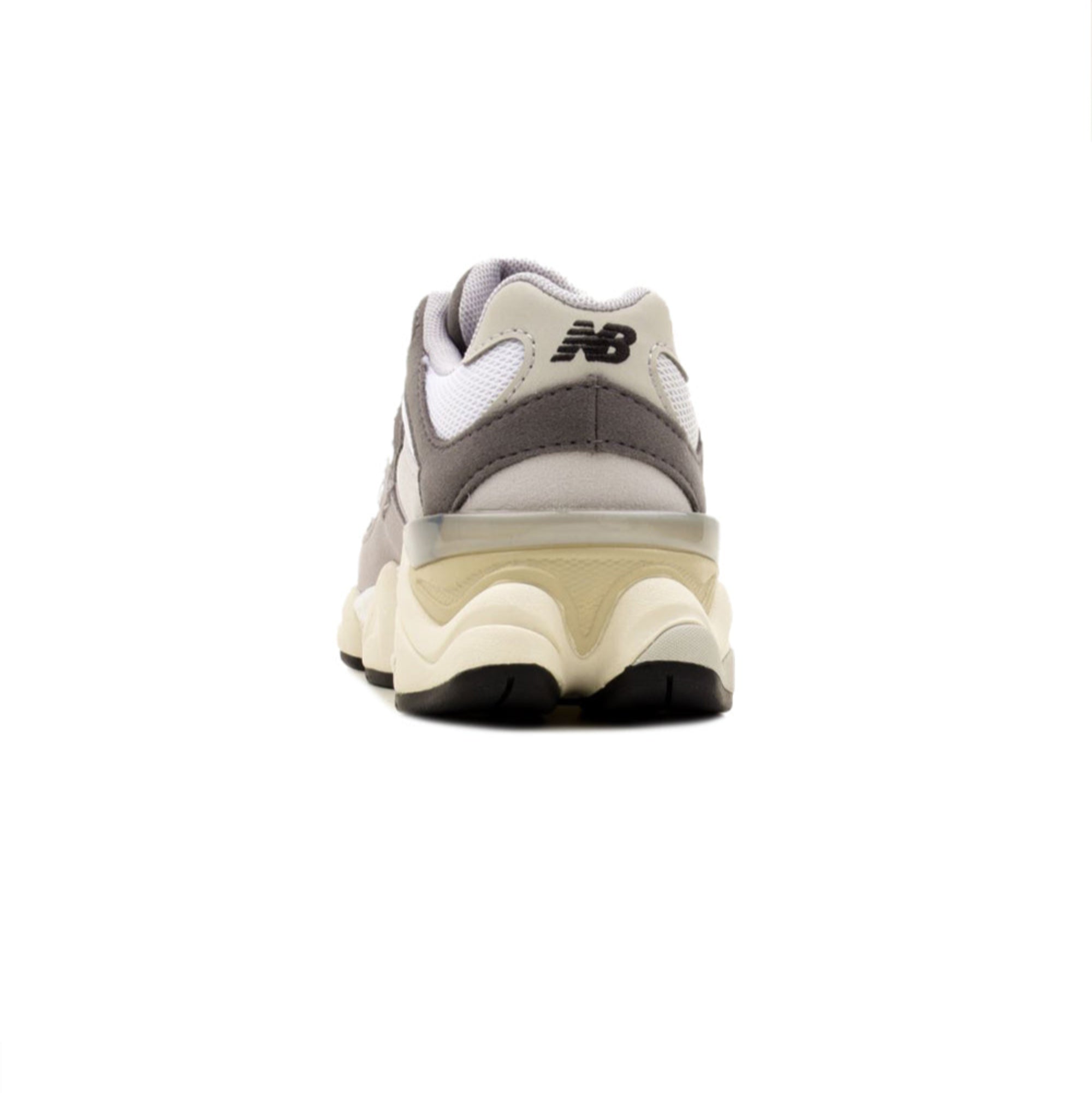 Sneakers Junior Basse 9060 Grigie, traspiranti, con logo laterale 
