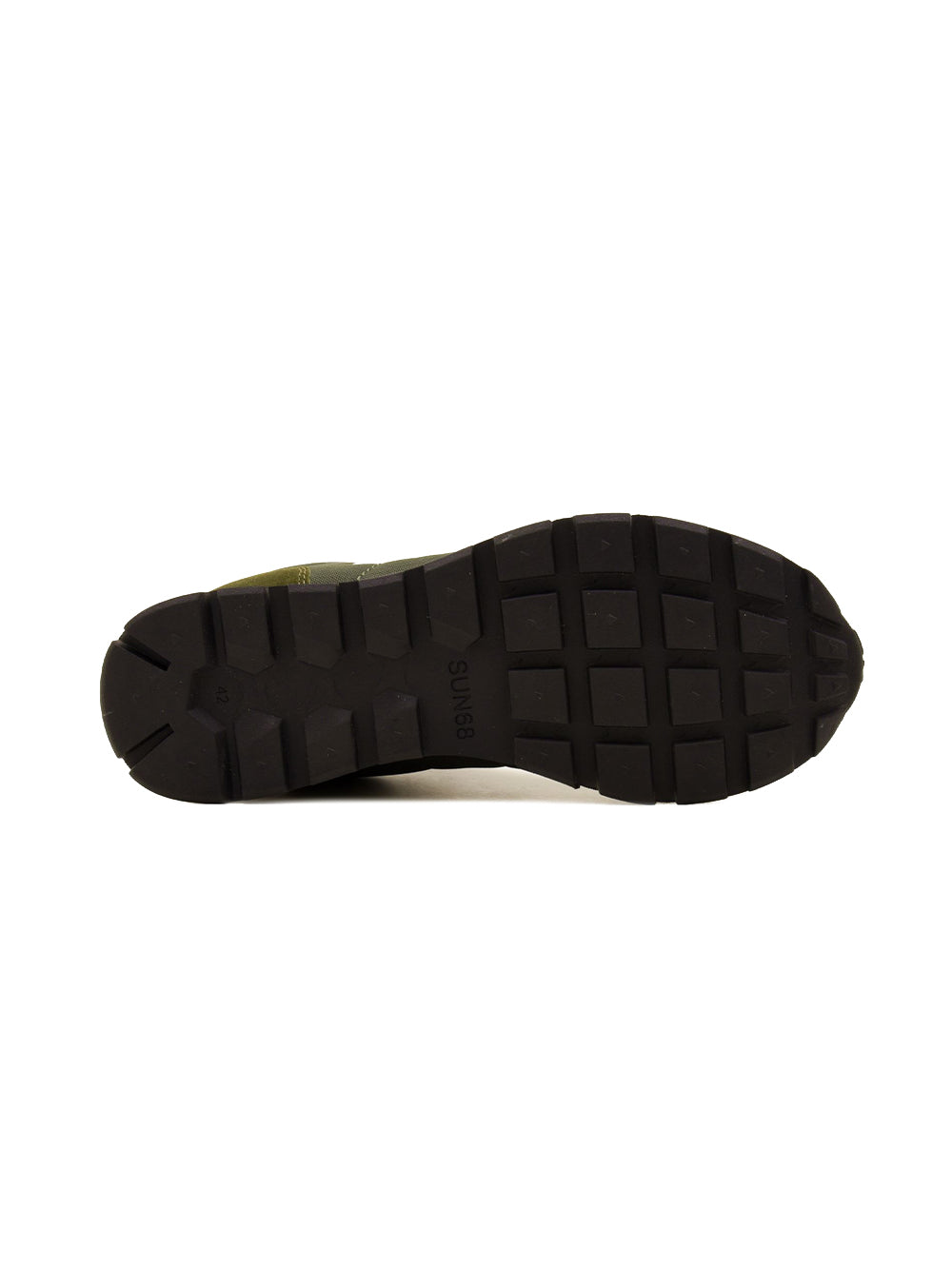 Sneaker Uomo Big Tom Solid, con tomaia Verde in misto pelle