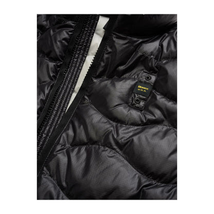 Gilet Uomo Dabby ondulato Nero