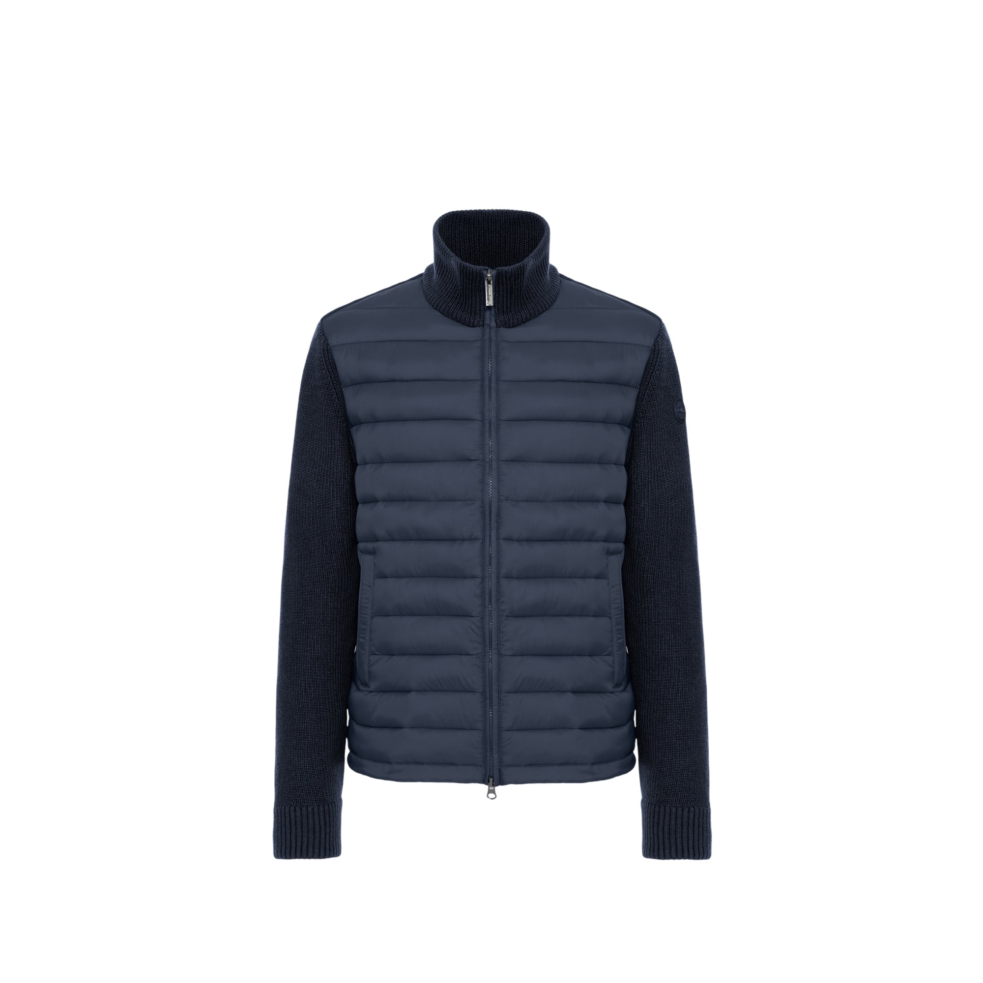 Giubbino Uomo con maniche in maglia Blu