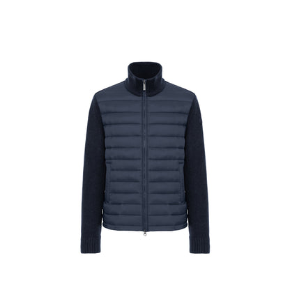 Giubbino Uomo con maniche in maglia Blu